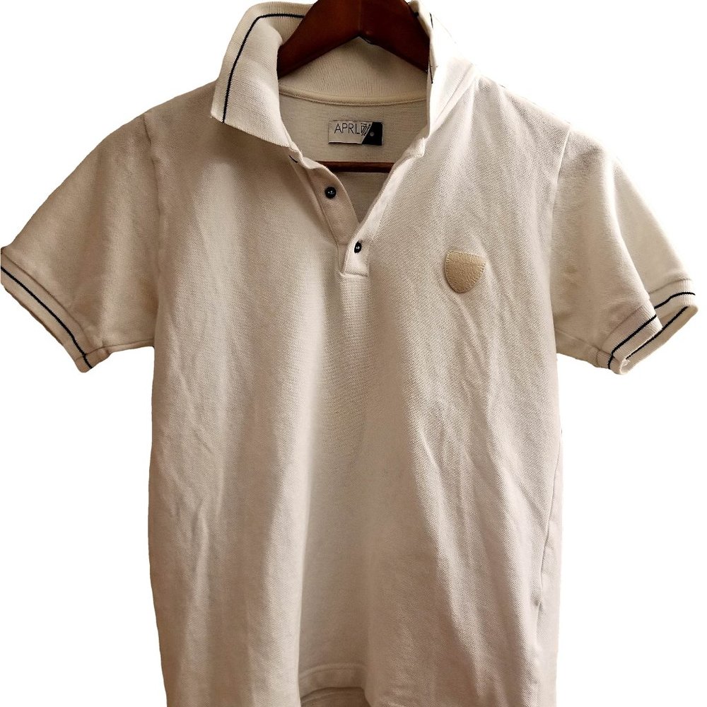 April 77 Polo Shirt With Signature Guitar Pick Hol